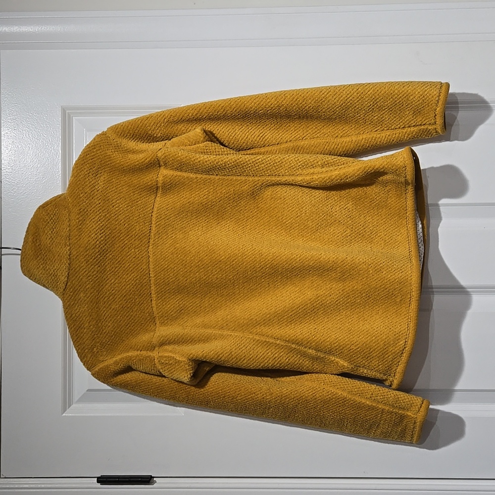 PATAGONIA RETOOL SNAP T WOMEN'S RARE MUSTARD YELLOW GOLD  PULLOVER FLEECE SMALL - Picture 11 of 11